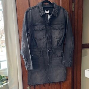Pistola Dark Gray Denim Jacket Dress